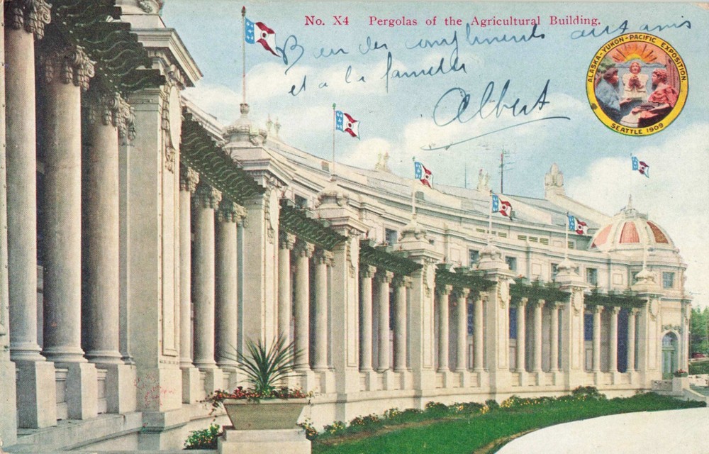 Agricultural Building Alaska Yukon Pacific Exposition Seattle Washington 1909 PC