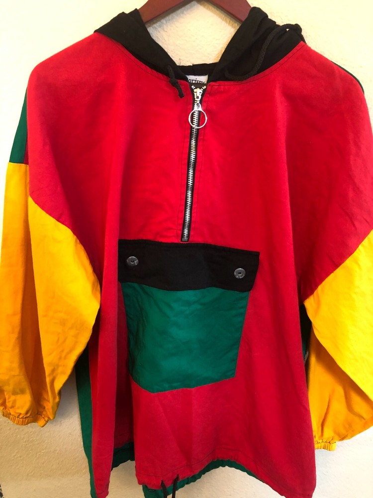 Pottery Vintage Unisex Multicolor Jacket Hoodie Long Sleeves Cotton Small