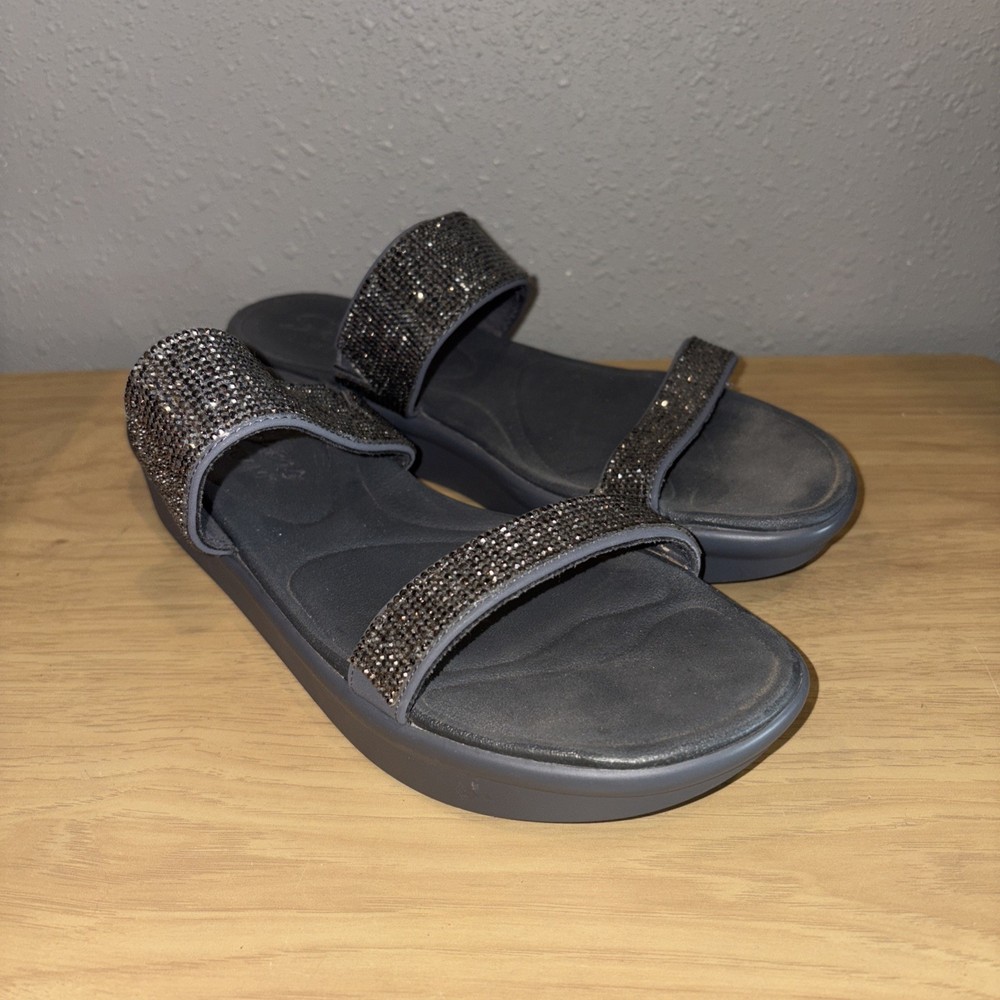 Skechers Slip-On Luxe Foam Bumblers Women's Size 9 Comfort Sandals