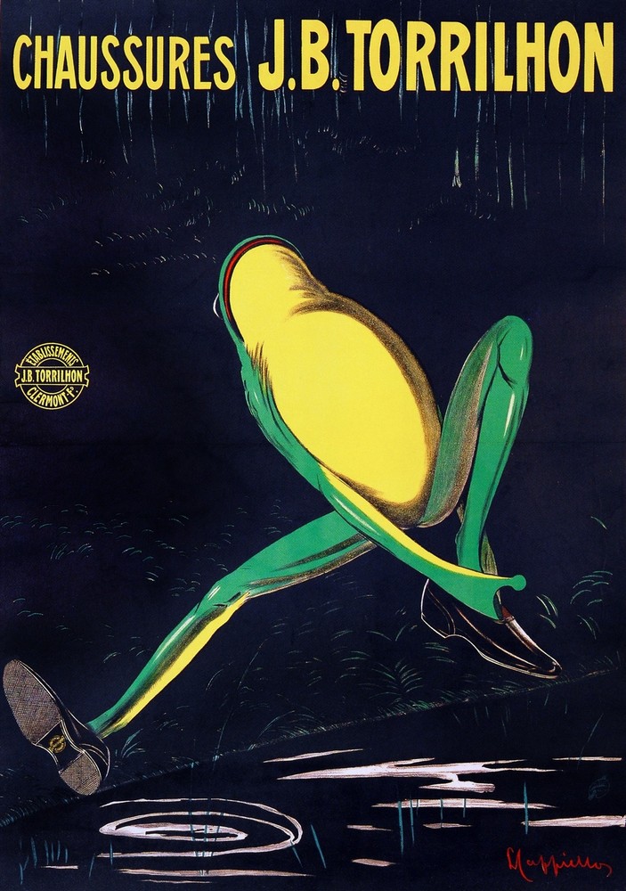 Decorative Poster.Room wall Art Design. Chaussures J.B Torrilhon. 2746