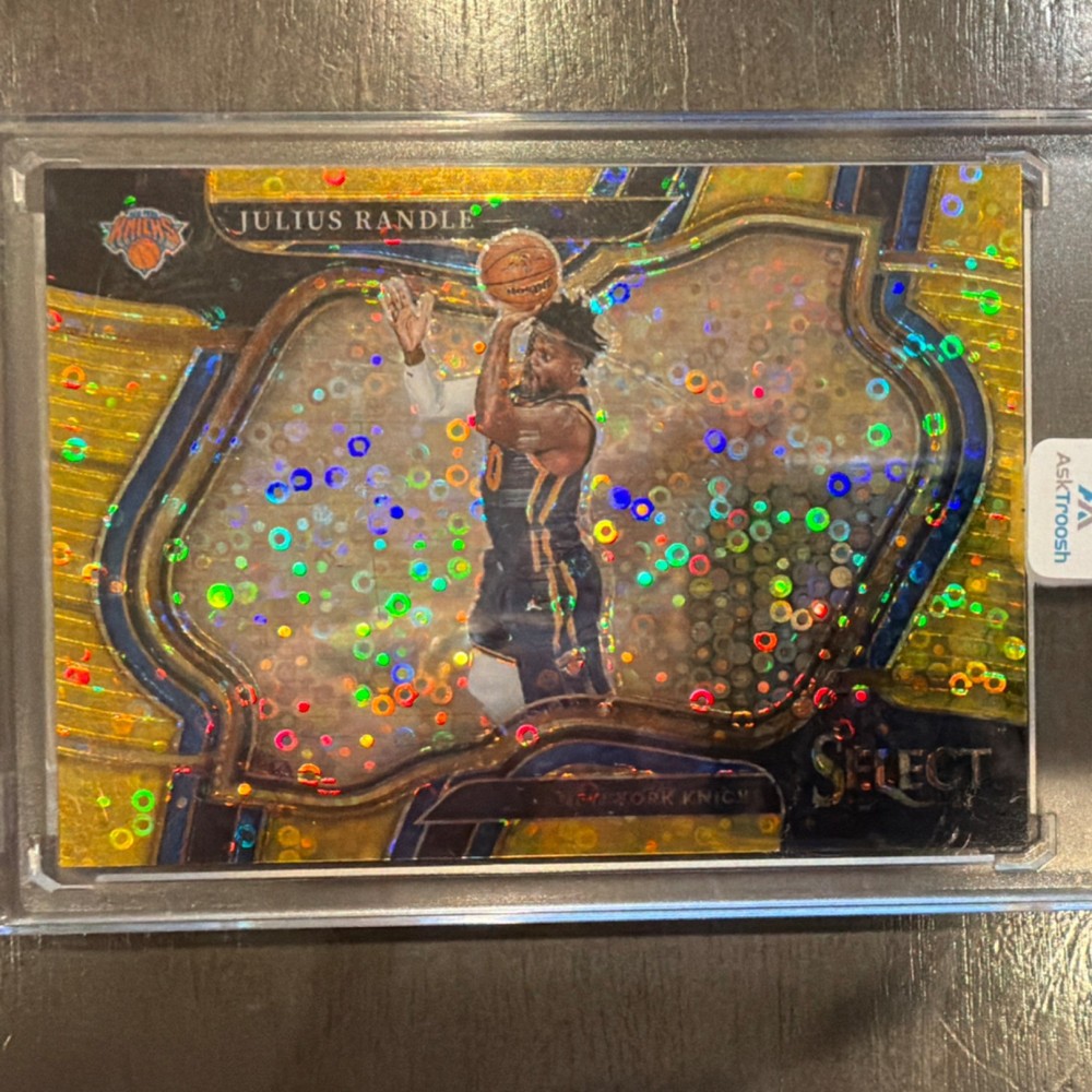 2022-23 Panini Select Julius Randle #240 Courtside  Gold Disco Prizm /10 Knicks