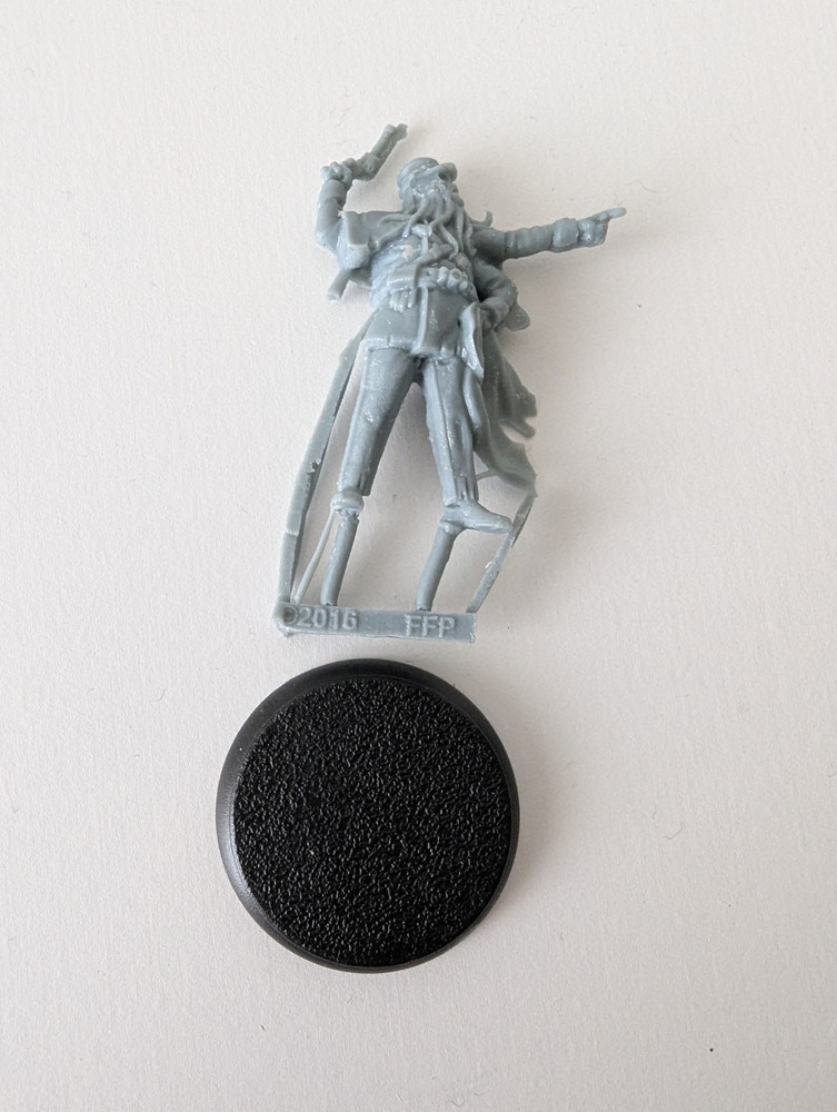 Shadows of Brimstone: Resin Sgt. Bunker Enemy Miniature NEW Unassembled