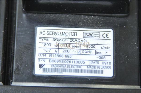 1Pc Yaskawa Ac Servo Motor Sgmgh-20Aca21 New