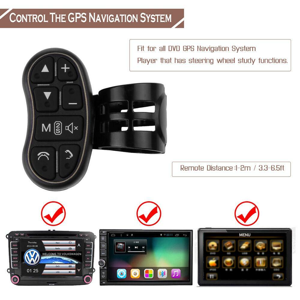 Steering Wheel Hands Free Wireless Bluetooth Car Speaker Phone Kit For Mobile