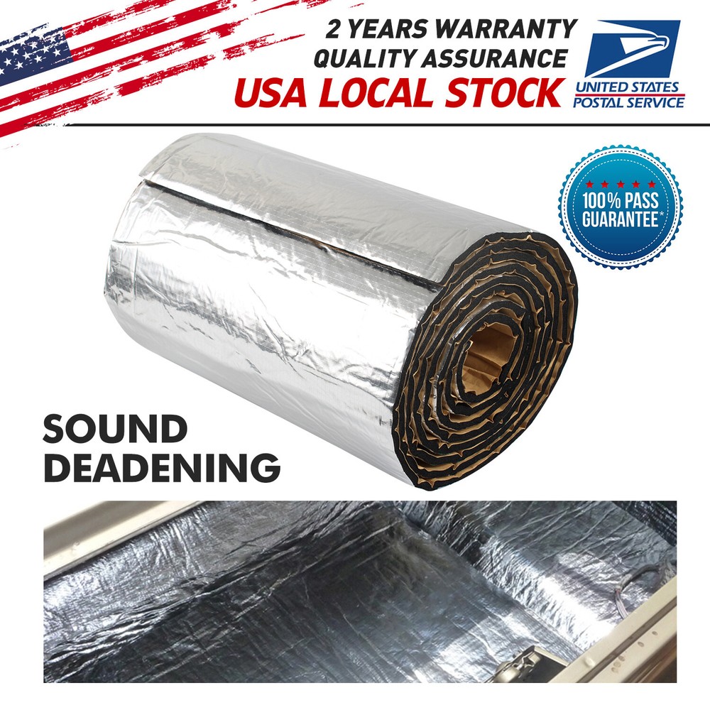 18 sqft Firewall Sound Deadener Auto Roof Heat Shield Insulation Mat for Enhanced Vehicle Comfort
