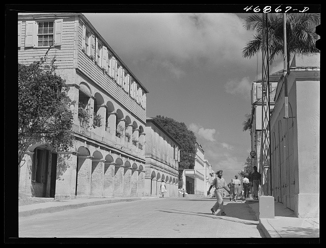 Photo:Frederiksted Saint Croix Virgin Islands Main Street 1941 Dec
