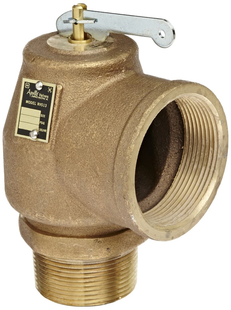 Apollo 13-214 Bronze Safety Relief Valve 15 PSI 1-1/2