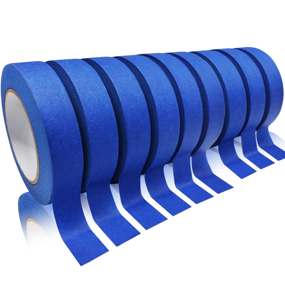 Masking Tape, Blue Painters Tape, Master Adhesive Paper Tape, Multi-Surface P...