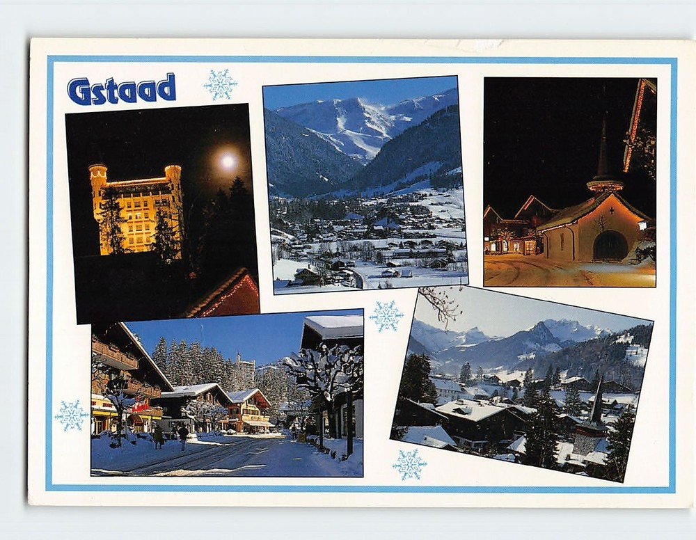 Postcard Gstaad Switzerland