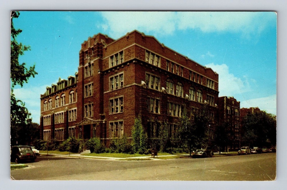 Chicago IL-Illinois, The American School, Antique, Vintage Souvenir Postcard