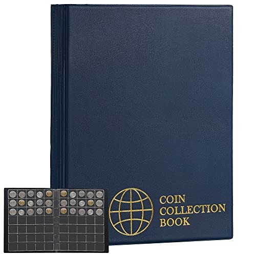 350-Pocket Coin Holder in Prussian Blue - 35x30mm (1.3x1.1 inches) - Total 350 Pockets