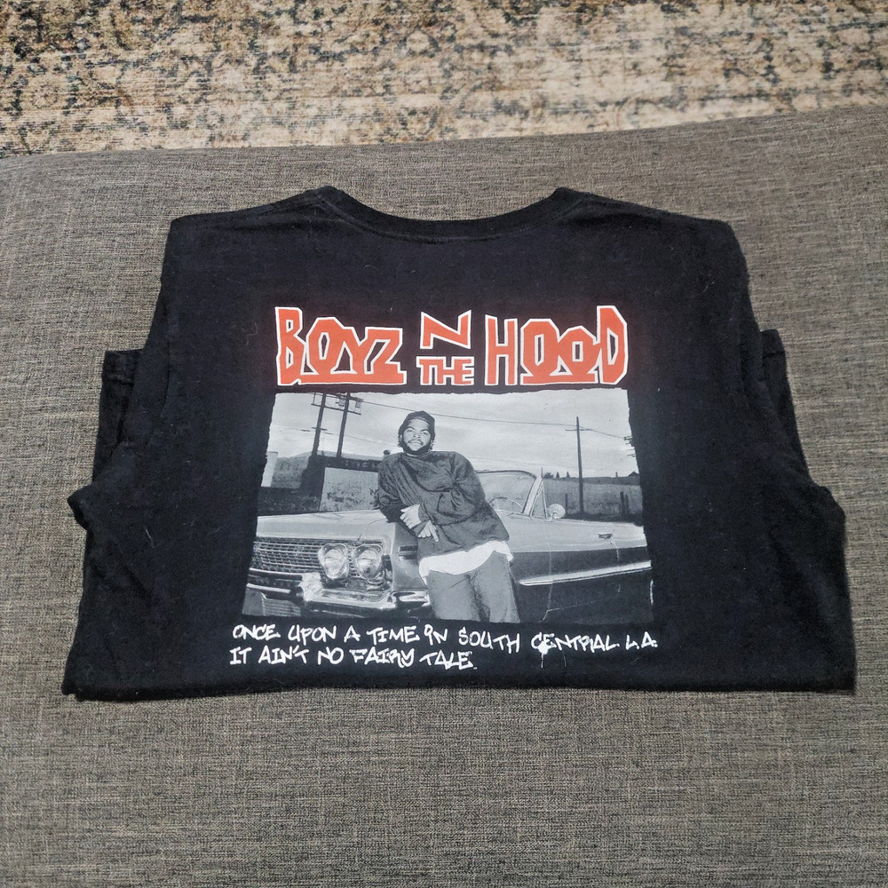 Boyz N The Hood Long Sleeve Shirt Black Graphic Tee Ice Cube Movie Men’s Size M