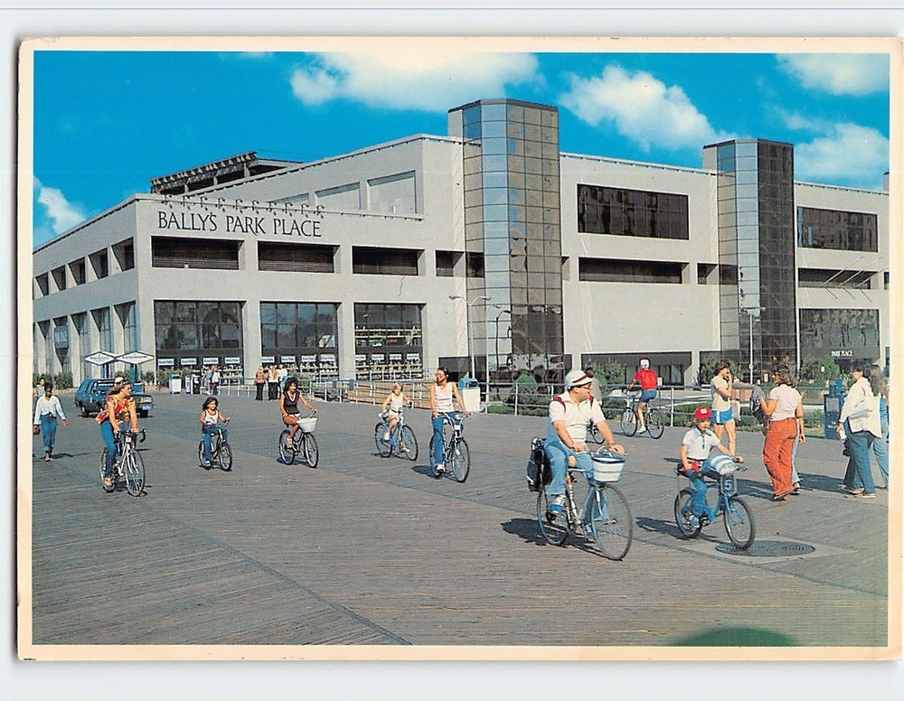 Postcard View of Ballys Park Place Hotel and Casino Atlantic City New Jersey USA