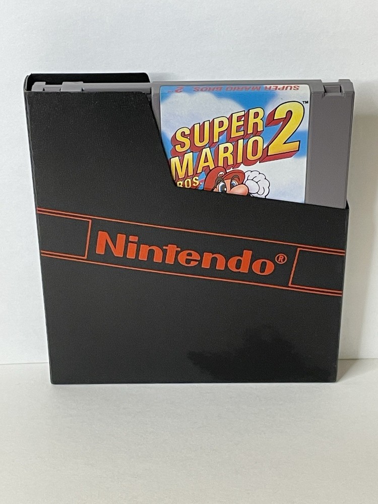 Super Mario Bros. 2 (Nintendo NES, 1988) Cartridge & Sleeve Cleaned Tested
