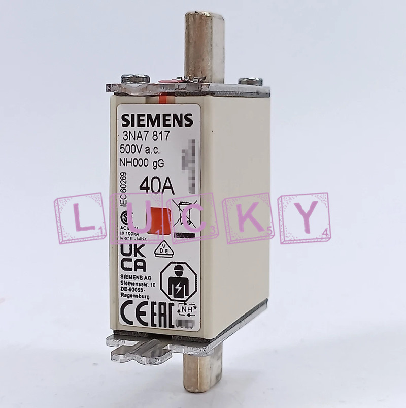Qty:1 New For SIEMENS 3NA7817 40A 500V Fuse replacement