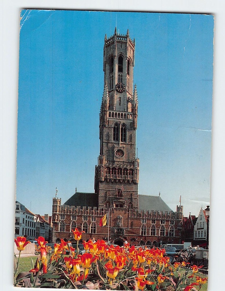 Postcard The Belfry Bruges Belgium