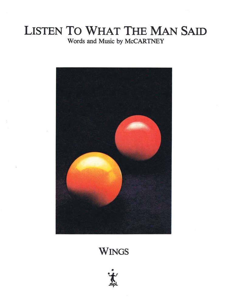 Listen To What The Man Said Paul McCartney Song Piano Sheet Music Guitar Chords