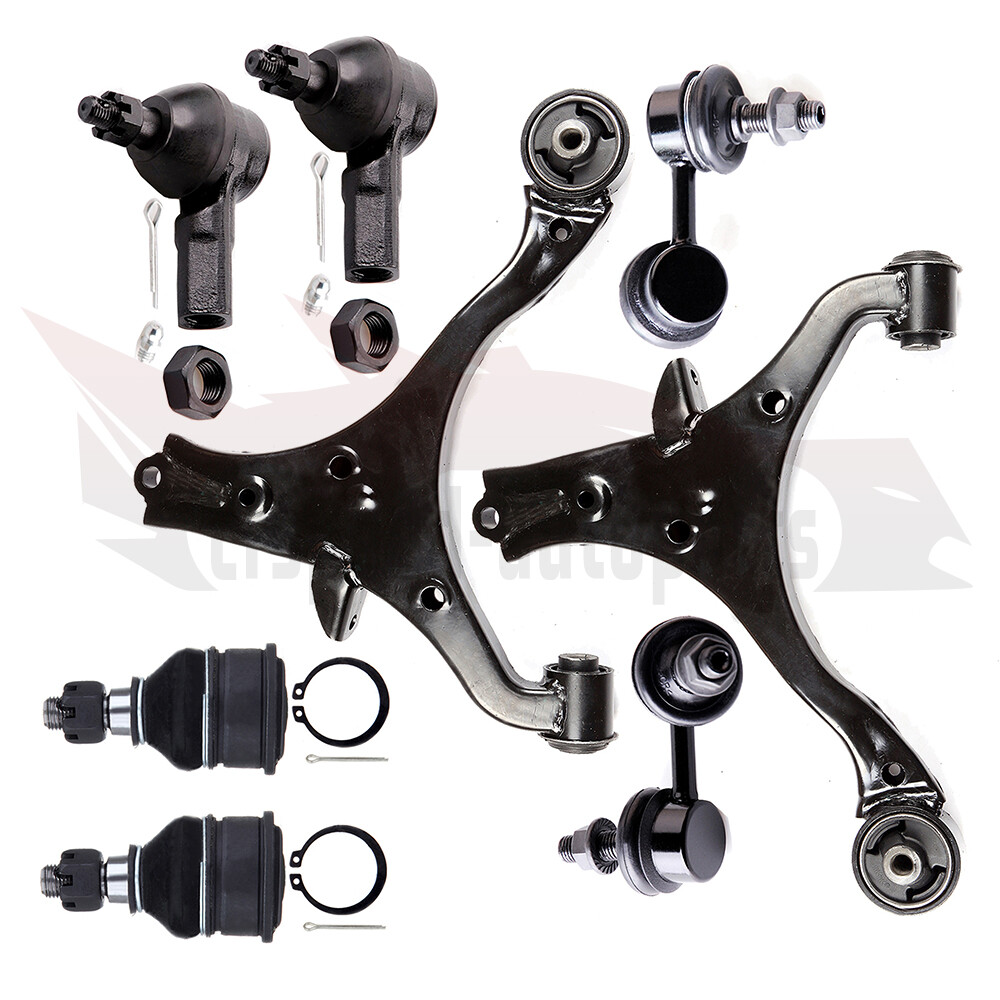 8pcs Front Suspension Kit Control Arm Tie Rod For 2001-2004 05 Acura Honda Civic