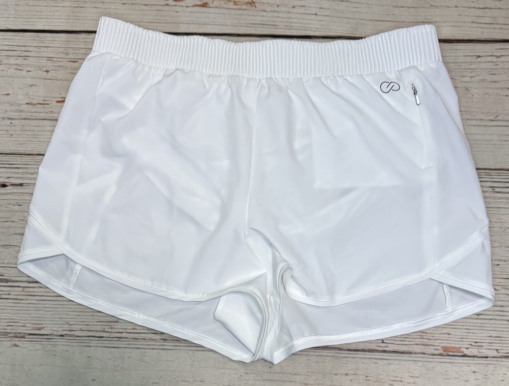 CALIA Swift Performance Shorts Women’s Sz M White New With Tags