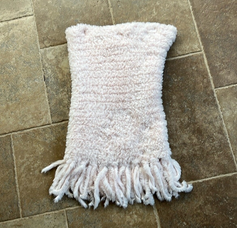 Free People Cascade Fringe Cowl Neck Scarf Ivory Snood