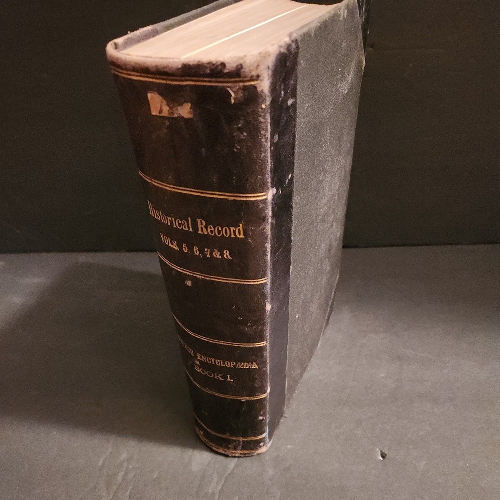 1889 Historical Record Vol 5,6,7,8 Salt Lake City, Utah Mormon LDS 3/4 leather