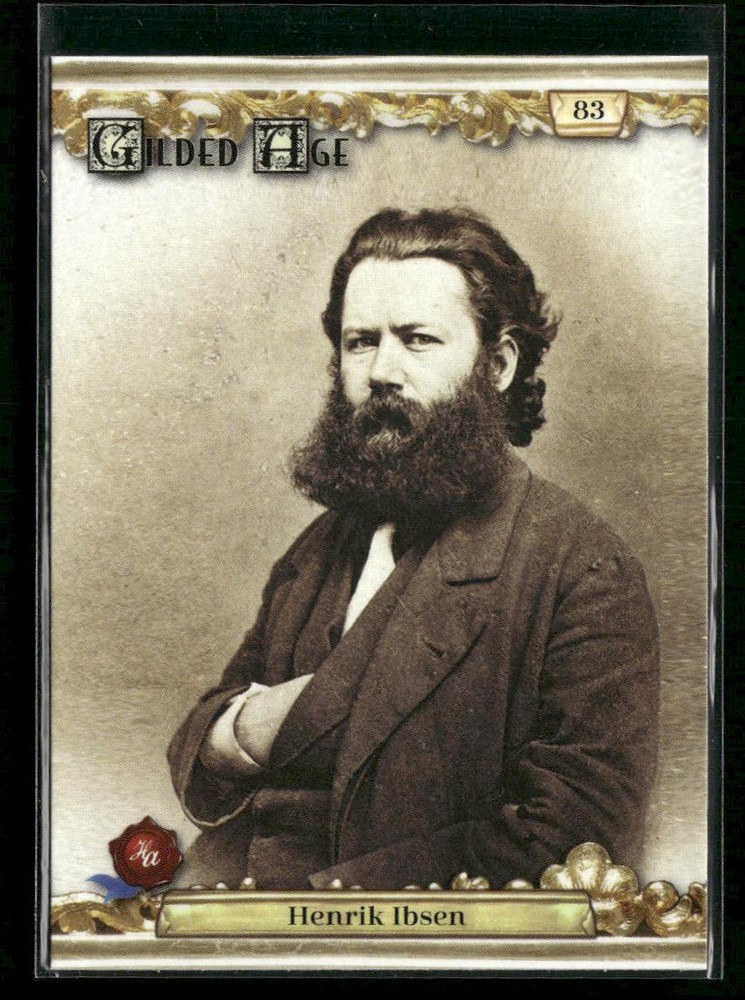 2023 Historic Autographs Gilded Age #83 Henrik Ibsen