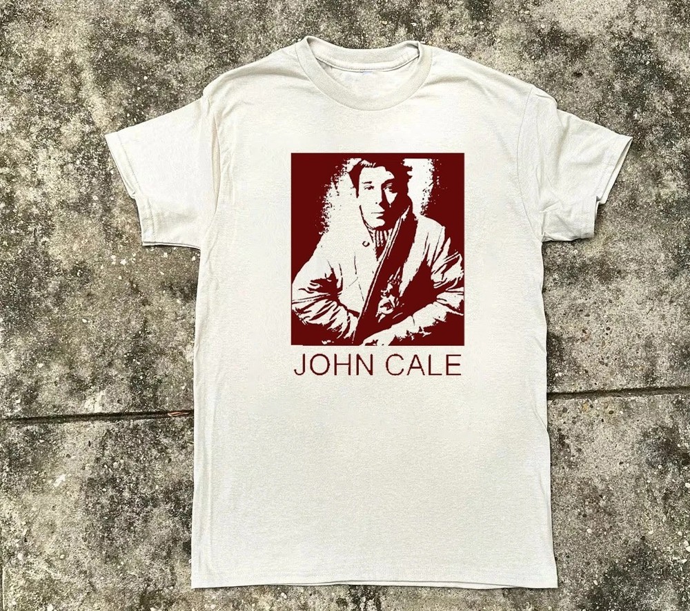 John Cale White Cotton Shirt FULL size S-5XL Unisex