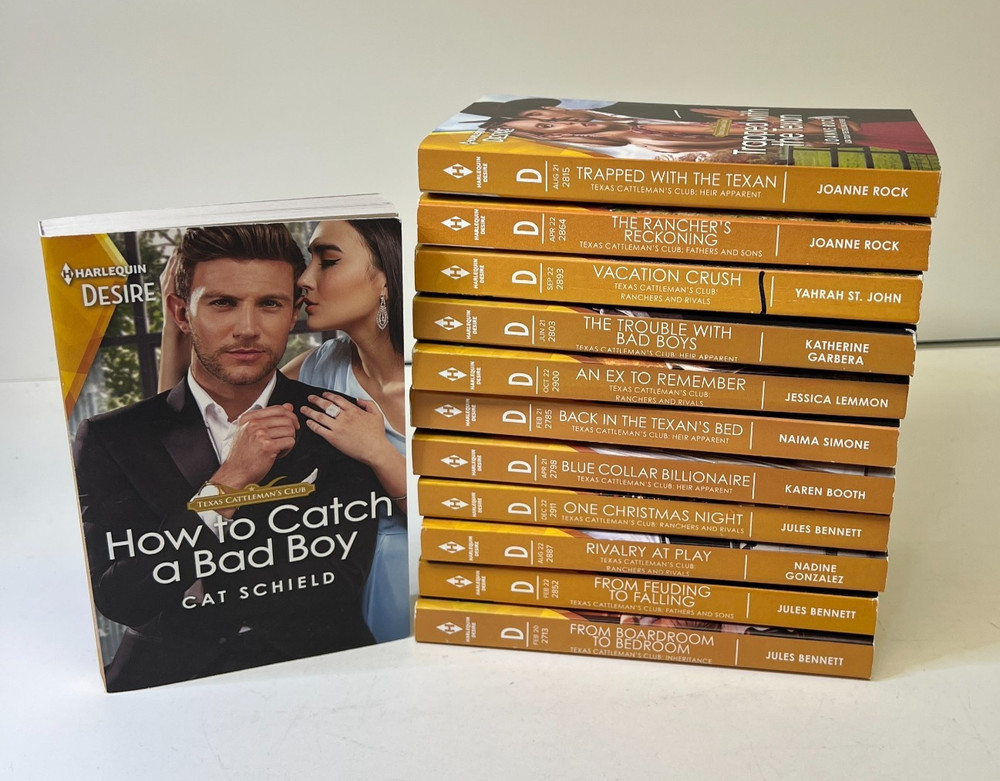 Harlequin Desire Texas Cattlemen's Club Romance Novel Lot of 12