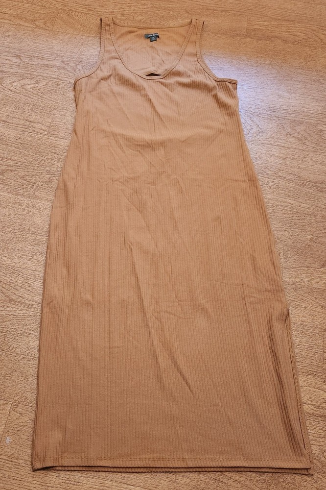 WILD FABLE Women's Brown Halter Open Back Stretch Dress size XXL
