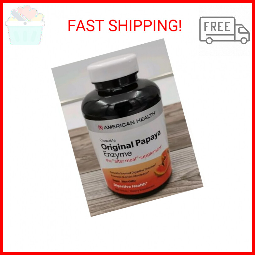 AMERICAN HEALTH Papaya Enzyme;Original, 600 CT