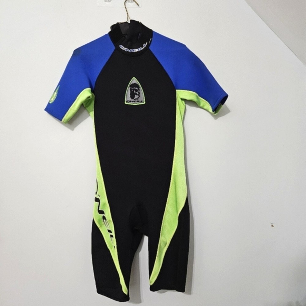 O'Neill Wetsuit Mens One-Piece Shortall Swimwear Scuba Back  Zipper Pull Small