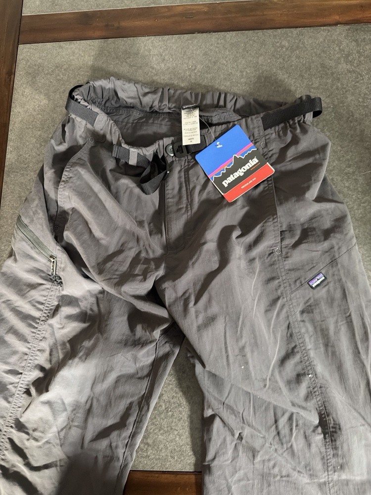 Patagonia Men’s Gray Medium Hiking Pants NWT