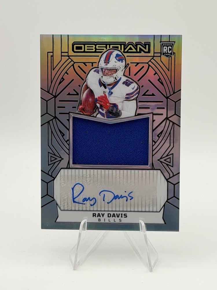 2024 Obsidian Ray Davis Patch Auto /99 Buffalo Bills RPA