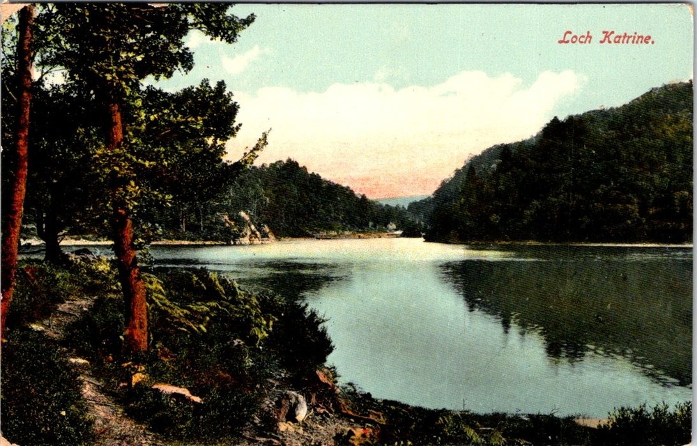 LOCH KATRINE, Scotland Postcard
