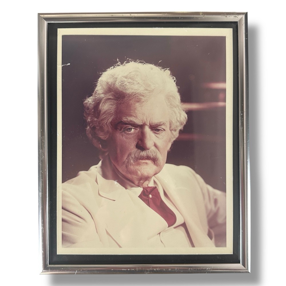1969 CBS Hal Holbrook as Mark Twain Framed Press Photo Mark Twain Tonight