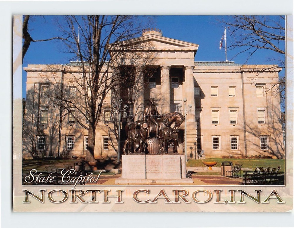 Postcard State Capitol Raleigh North Carolina USA