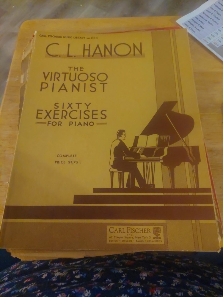 Hanon: The Virtuoso Pianist, Book 1 In Sixty Exercises for the Piano Sheet Music