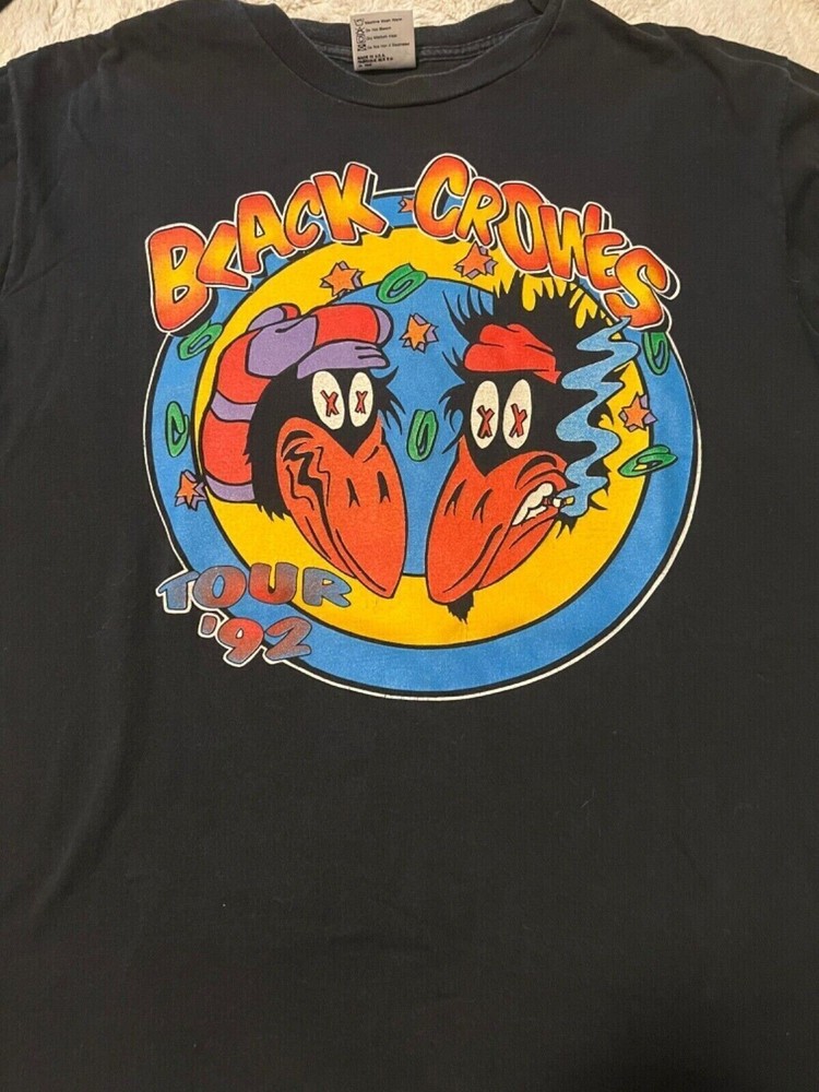 VTG THE BLACK CROWES 1992 Black Unisex All size Shirt