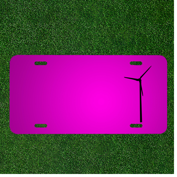 Design Your Custom Car License Plate with Personalized Wind Turbine Names
