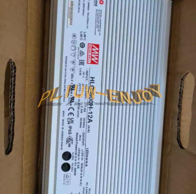 1PCS New Mean Well HLG-600H-12A Power Supply 480W 12V