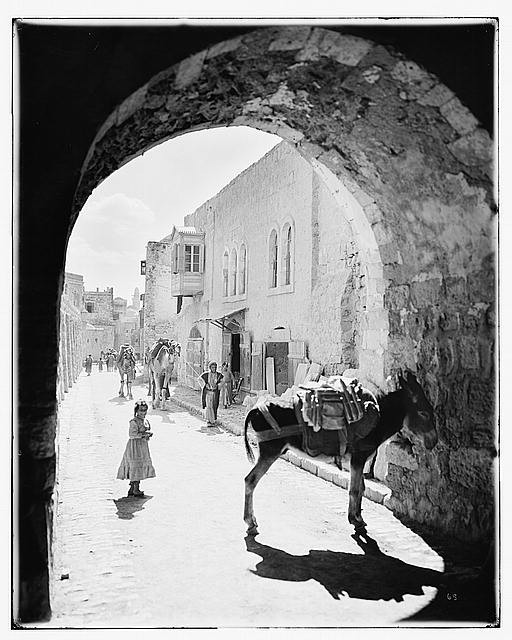 Street of arches,El Kouds,Jerusalem,Israel,Middle East,American Colony Photo 2