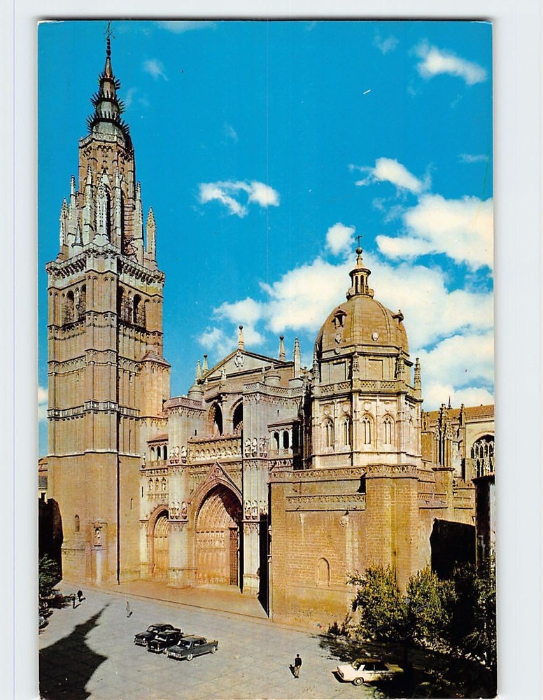 Postcard Main Door of the Cathedral Toledo Spain