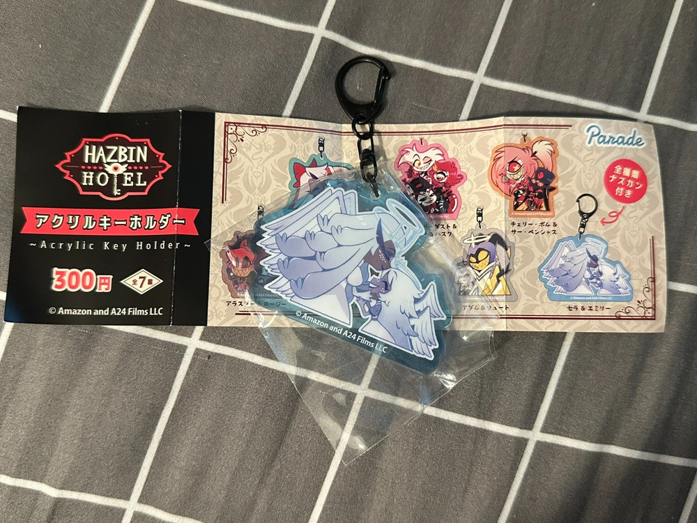 Official Hazbin Hotel Acrylic Keychain Sera Emily Japan Gacha Exclusive
