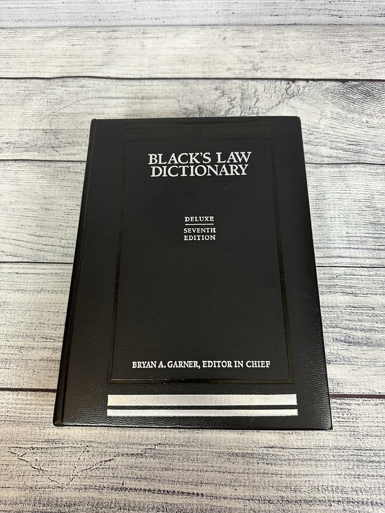Black's Law Dictionary Ser.: Blacks Law Dictionary by Bryan A. Garner (1999,...