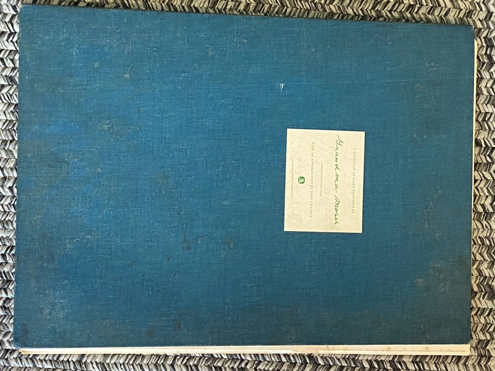 Abuela Moisés: Una cartera de ocho pinturas - Raro (1948) 14 x 20-image