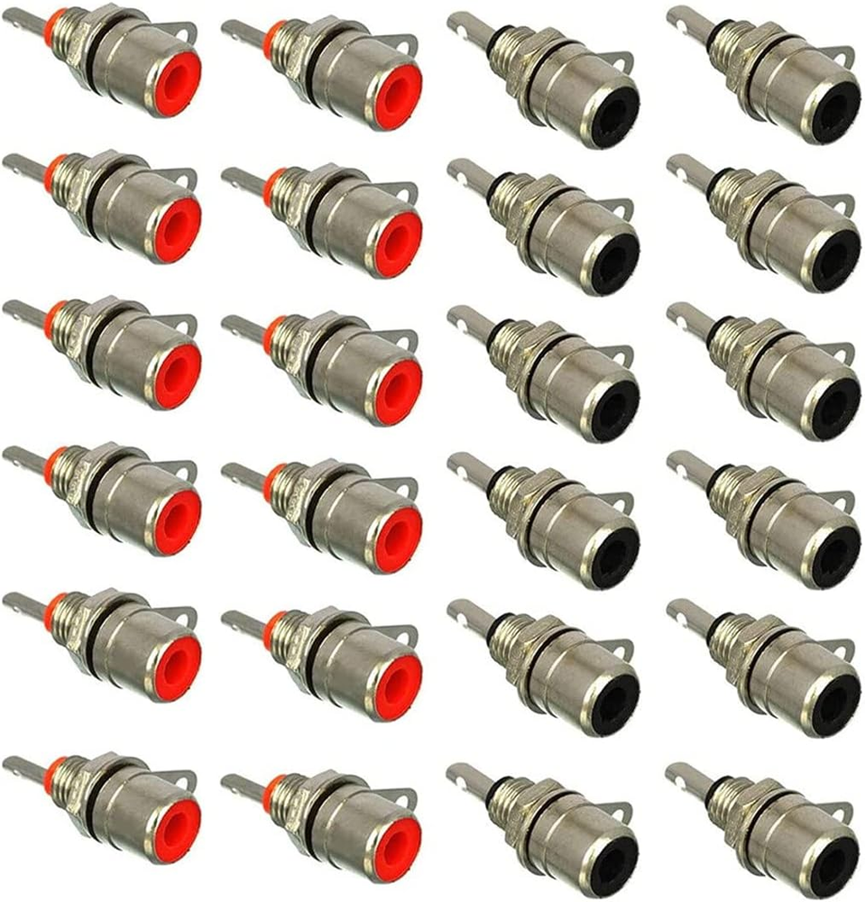 RCA Female Panel Mount Socket Connector for Amplifier Audio Equipment