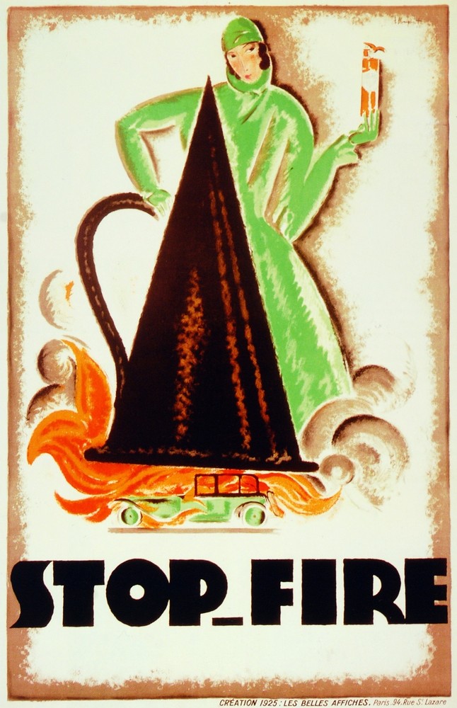 Stop fire Decorative Poster.Fine Graphic Home Art Interior unique design. 2829