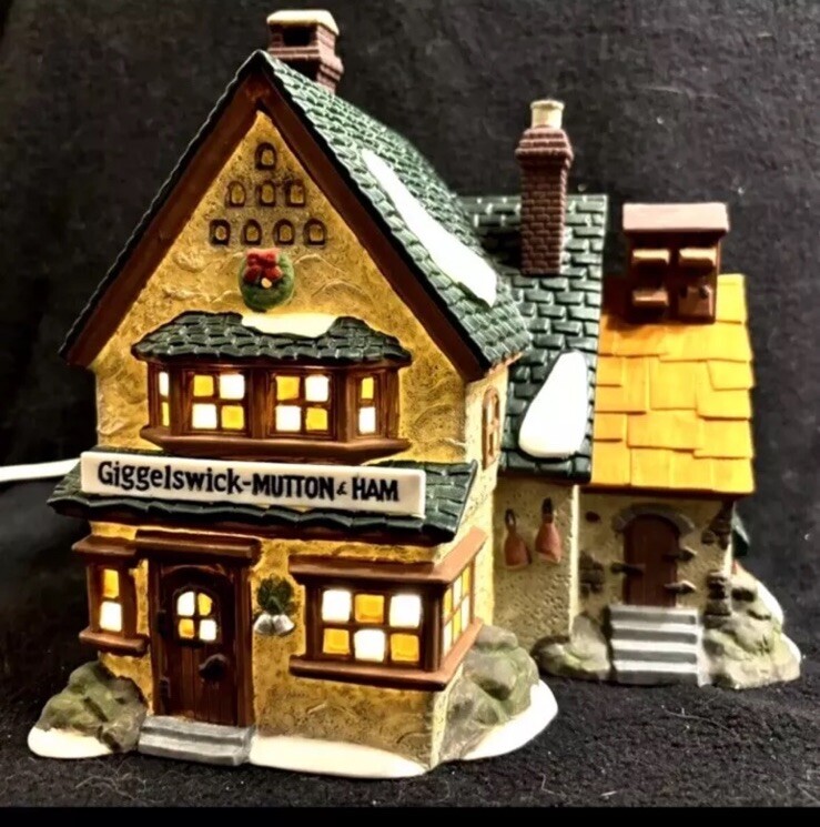 Dept 56 Dickens Heritage Village Giggelswick Mutton & Ham Retired Hard-to-Find NOS Collectible