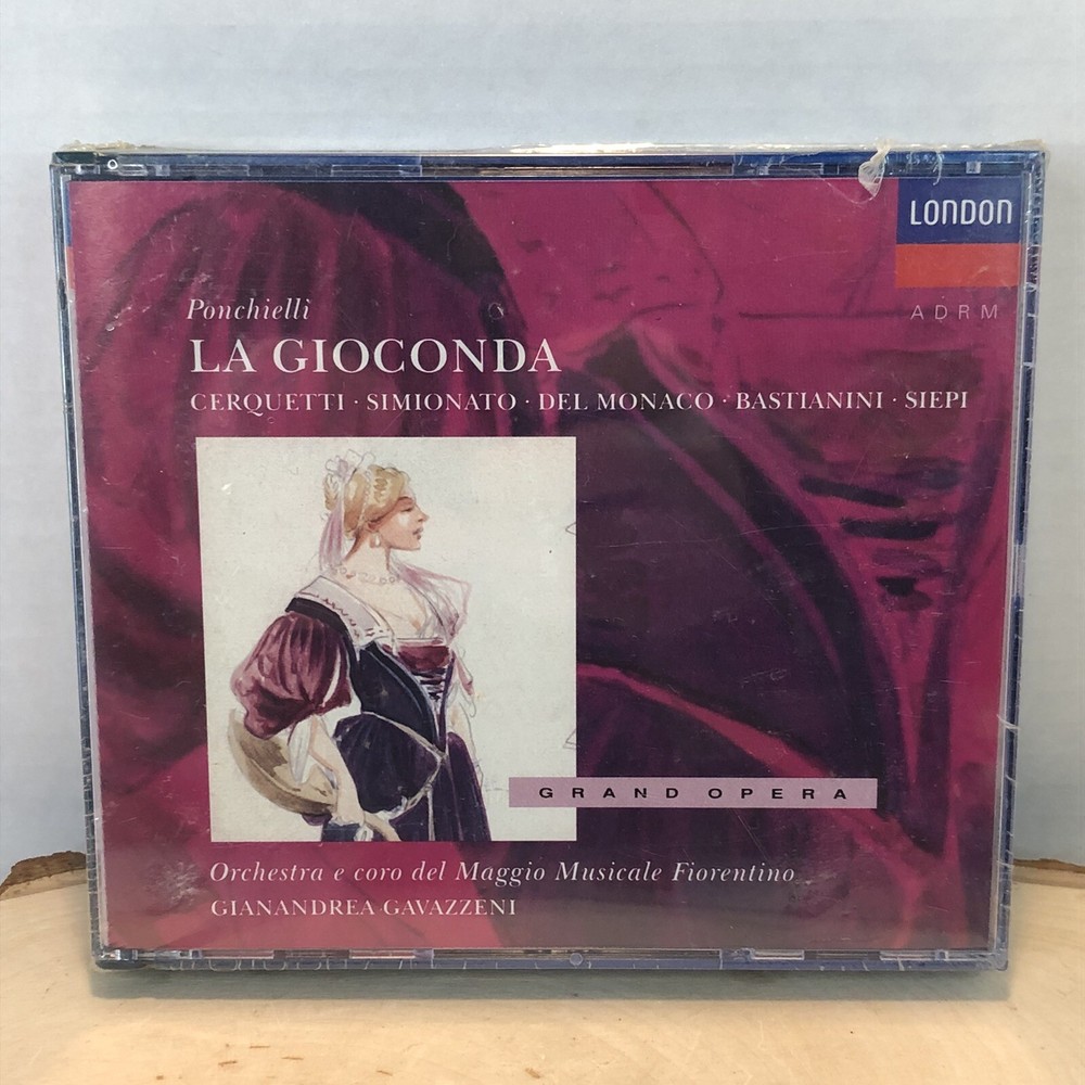 Ponchielli: La Gioconda Gianandrea Gavazzeni- 2 CD  1993 New Sealed