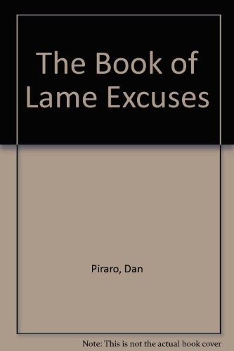 Book of Lame Excuses - hardcover Piraro, Dan